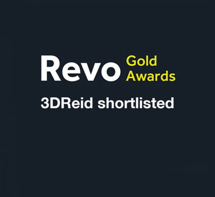 3DReid shortlisted for two Revo Gold Awards Featured | 3DReid