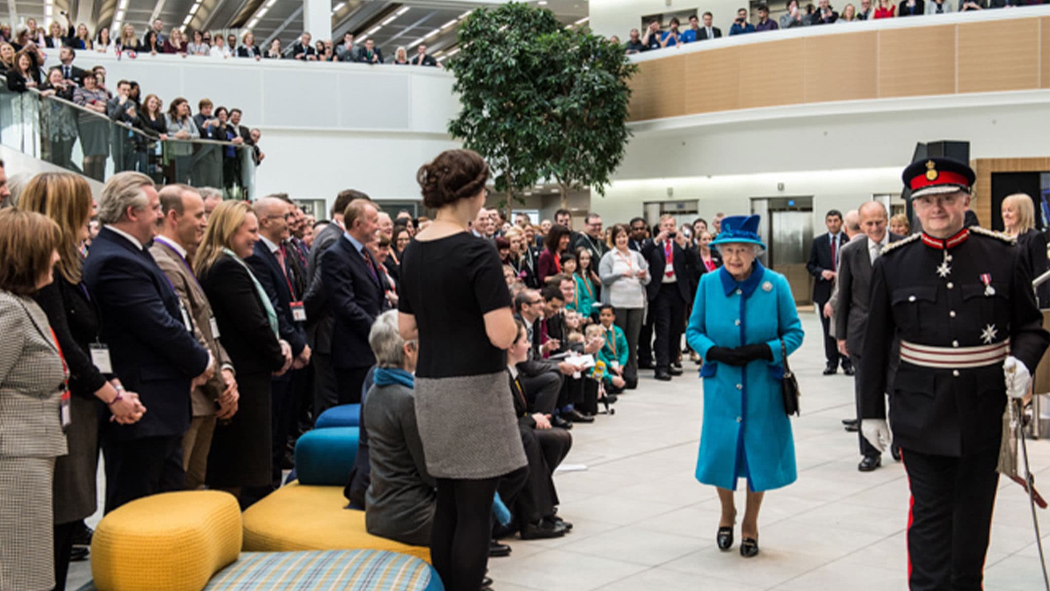 Her Majesty The Queen opens One Angel Square