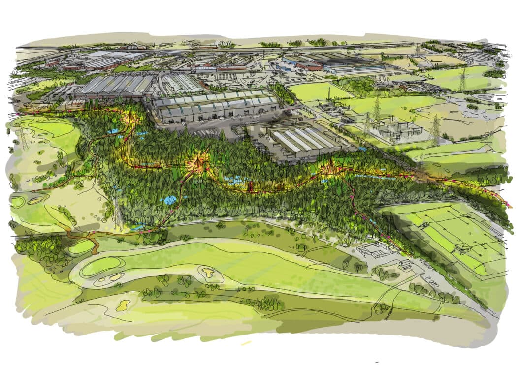 XPO Logistics, Newarthill Architecture Industry & Technology 3DReid