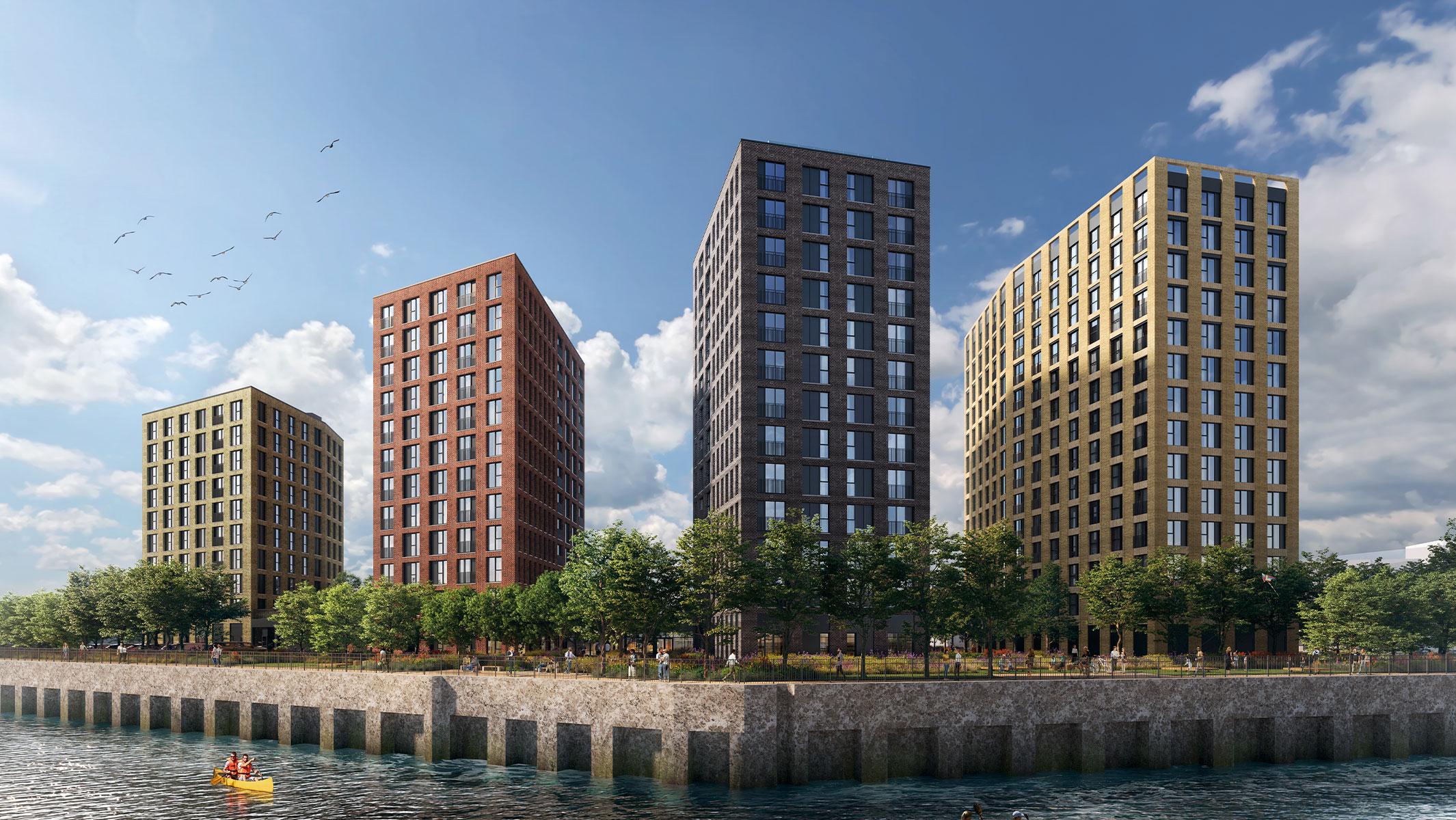 3DReid Unanimous Planning Approval For Expansion Of Dockside Build To Rent Scheme Banner