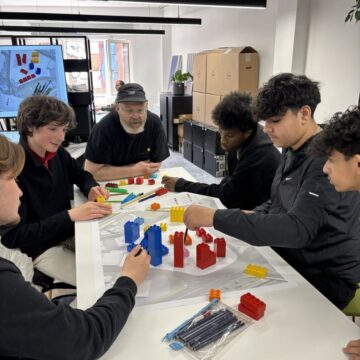 Acland Burghley School student at the 3DReid Studio Masterplanning workshop