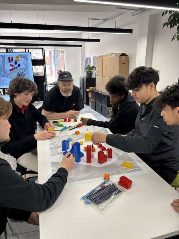 Acland Burghley School student at the 3DReid Studio Masterplanning workshop