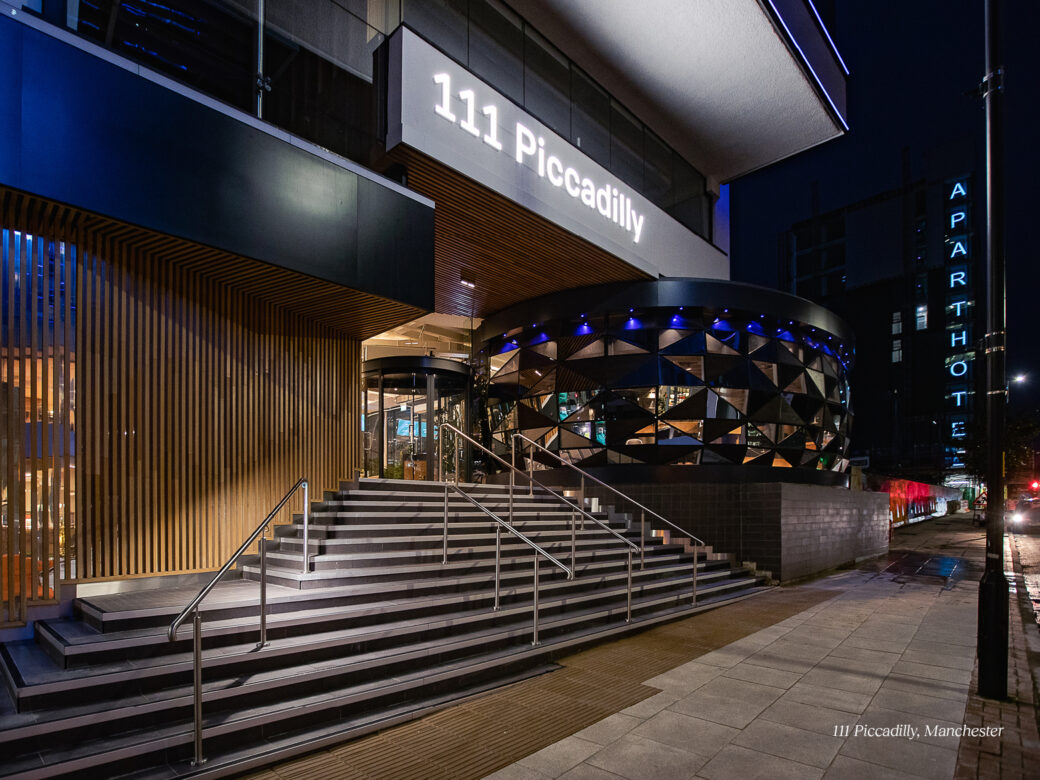 111 Piccadilly, Manchester - Front Entrance