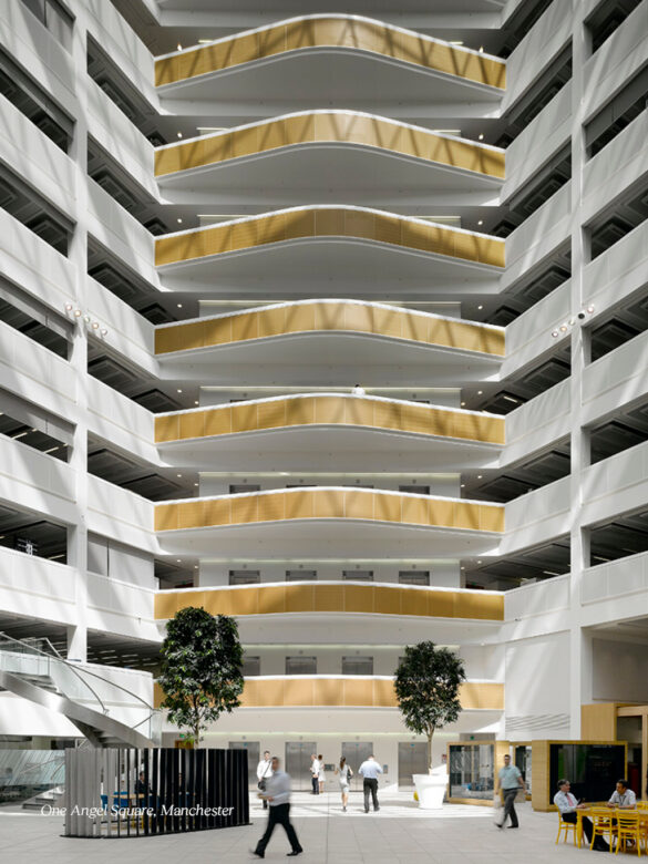 One Angel Square, The Cooperative Group, Manchester - Atrium and Lobby