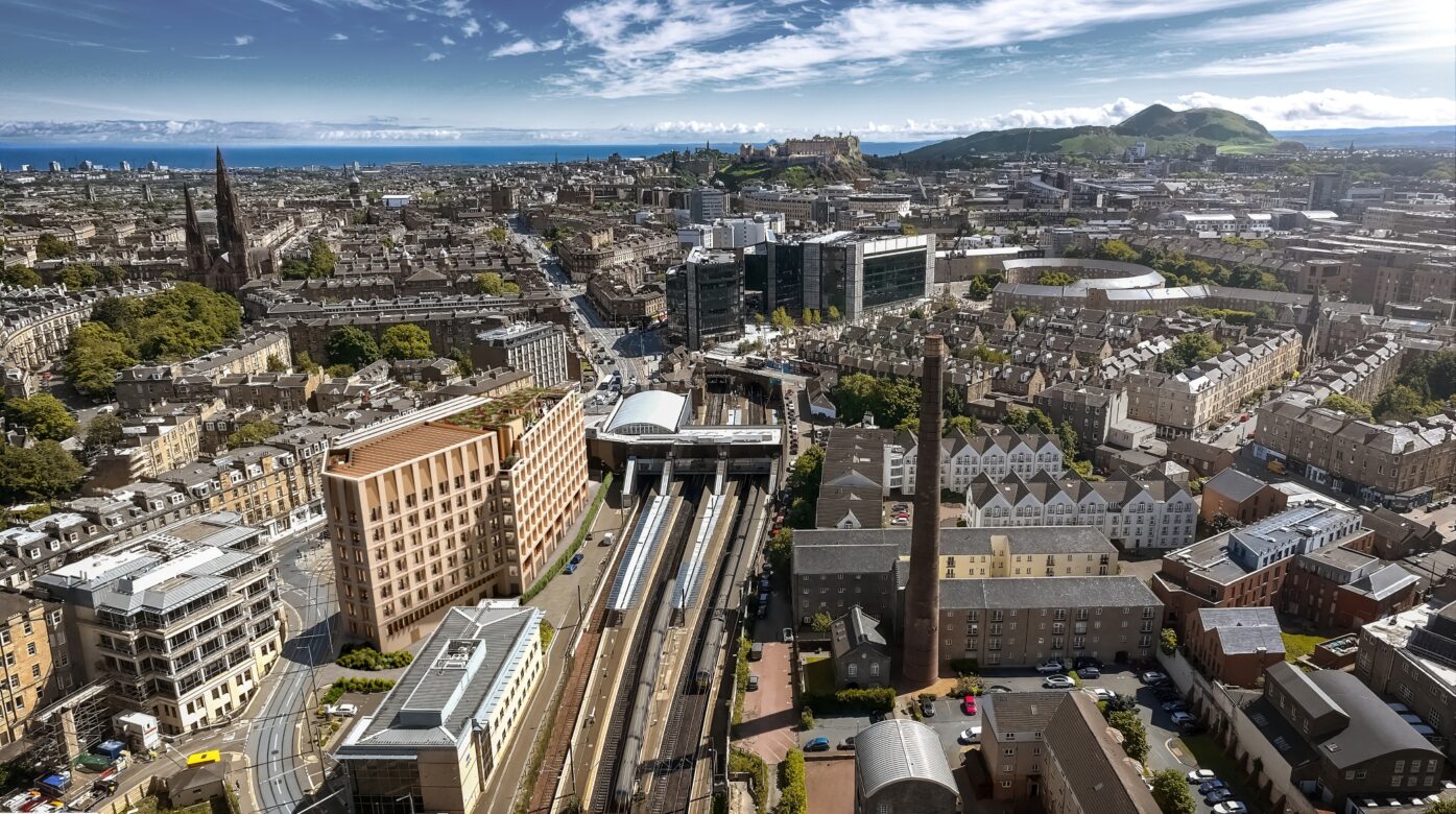 Rosebery House, Edinburgh - Arial CGI