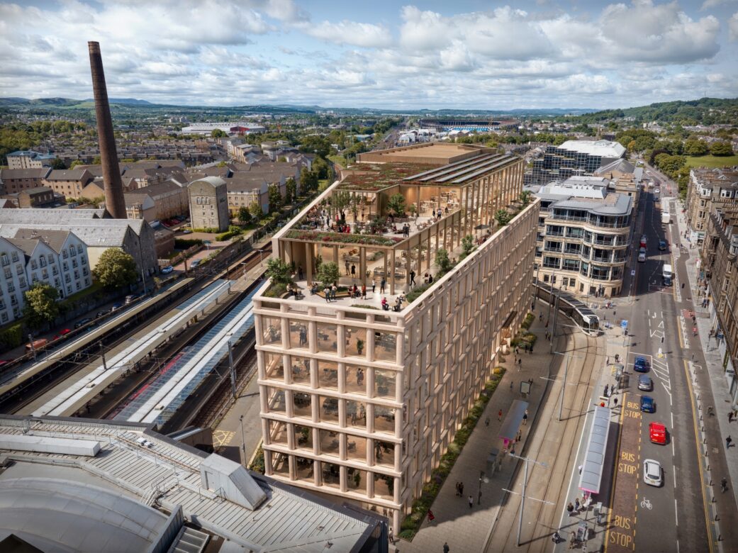 Rosebery House, Edinburgh - Arial CGI