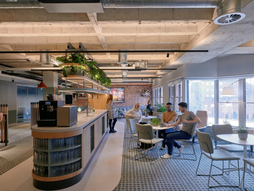 West Village, Leeds - Coworking and collaboration area Interior Workplace