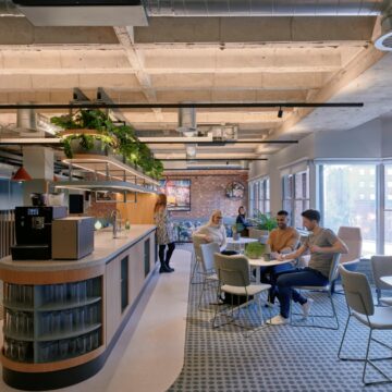 West Village, Leeds - Coworking and collaboration area Interior Workplace