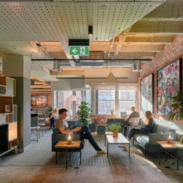 West Village, Leeds - Coworking and collaboration area Interior Workplace