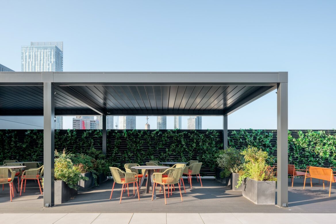 Quoin, Manchester Workplace Refurbishment - Outdoor rooftop space