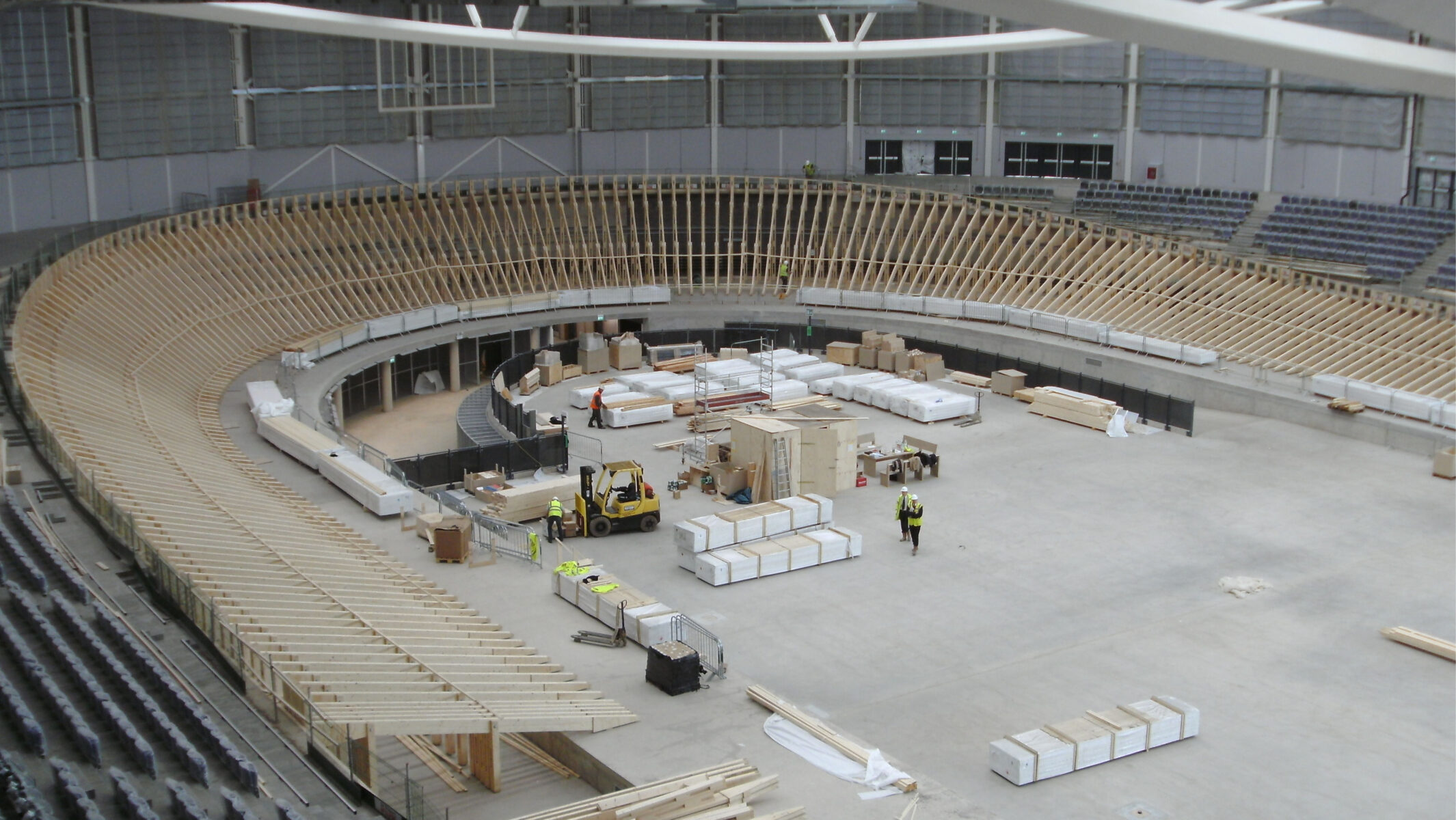 sir chris hoy velodrome under construction