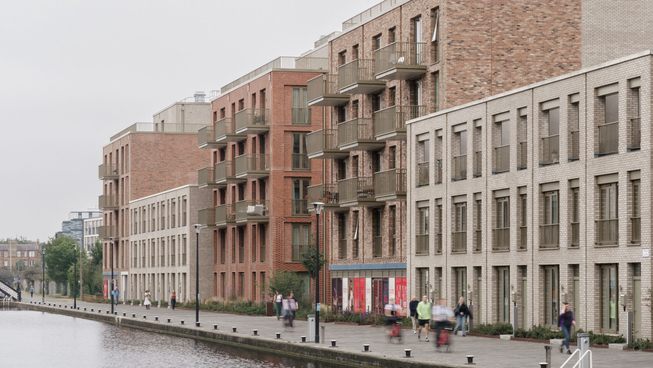 Fountainbridge, Edinburgh - waterfront view